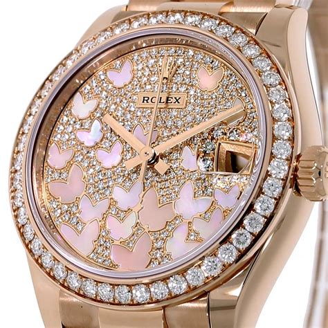 butterfly rolex watch|rolex butterfly rose gold watch.